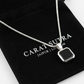 RARE PRINCE by CARAT SUTRA | Unique Designed Silver Pendant in Natural Black Onyx for Men, 925 Sterling Silver Pendant | Men's Jewelry | With Certificate of Authenticity and 925 Hallmark - caratsutra