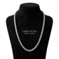 Solid 8mm Byzantine Heavy Link Chain | 925 Sterling Silver Chain with Hallmark