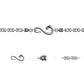 RARE PRINCE by CARAT SUTRA | 3mm wide vintage Dragon Infinity link chain, Oxidised Finish | 925 Sterling Silver Chain | With Certificate of Authenticity and 925 Hallmark - caratsutra