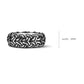 Braided Wheat Designed Solid Band Ring | 925 Sterling Silver Oxidized Ring