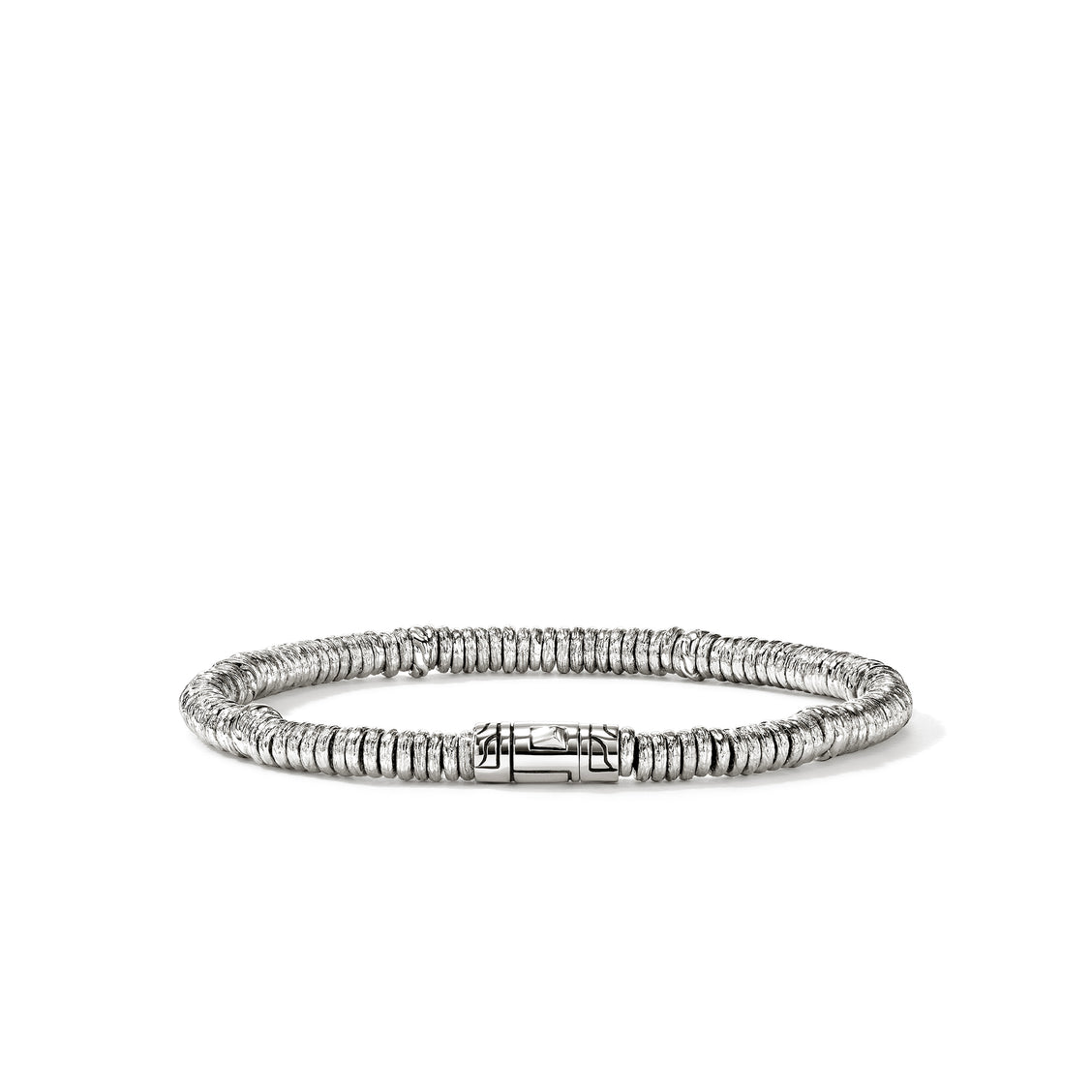 4mm Heishi Ring Bracelet | 925 Sterling Silver with Hallmark