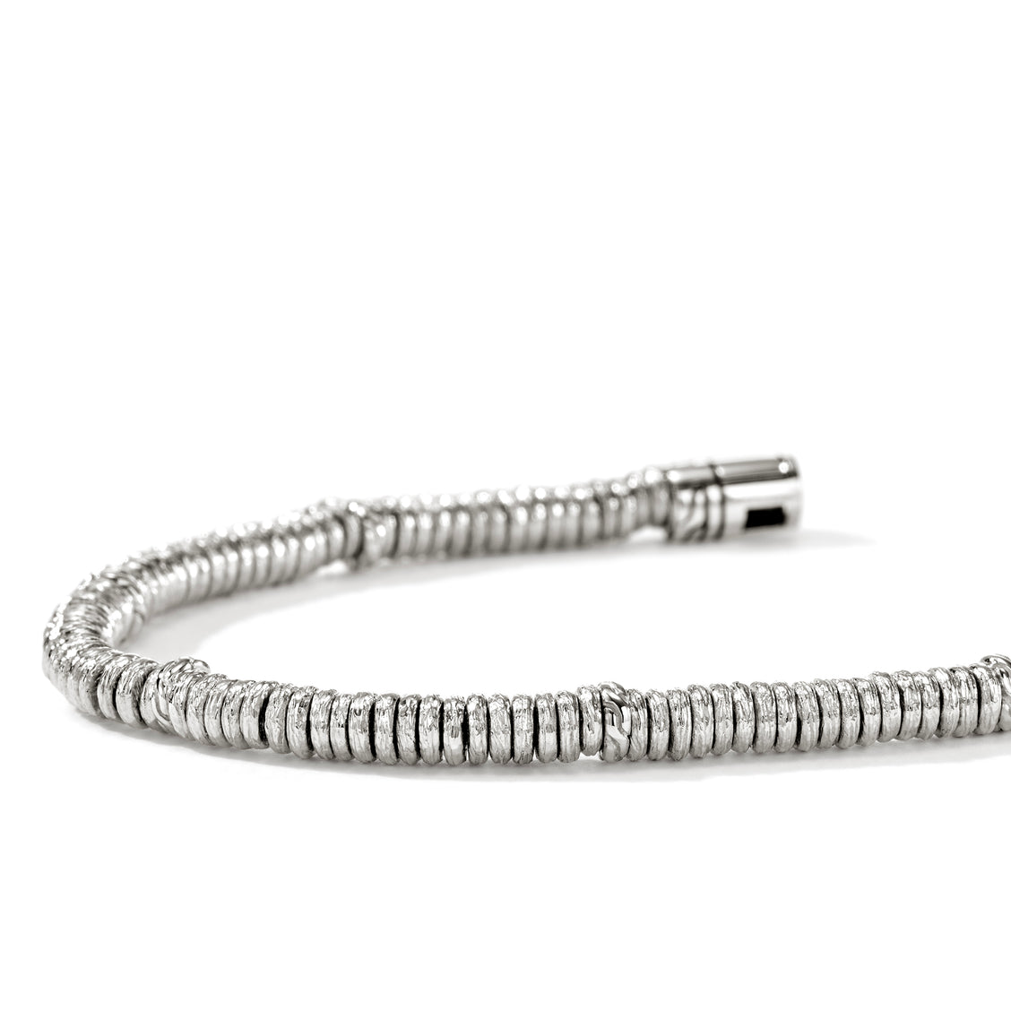 4mm Heishi Ring Bracelet | 925 Sterling Silver with Hallmark