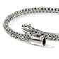 8mm Classic Handwoven Chain Bracelet for Men | 925 Sterling Silver with Hallmark