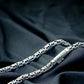 Solid 8mm Byzantine Heavy Link Chain | 925 Sterling Silver Chain with Hallmark