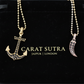 RARE PRINCE by CARAT SUTRA | Unique Designed Sailor's Anchor Pendant Studded with Black Zircons for Men, 925 Sterling Silver Pendant | Men's Jewelry | With Certificate of Authenticity and 925 Hallmark - caratsutra