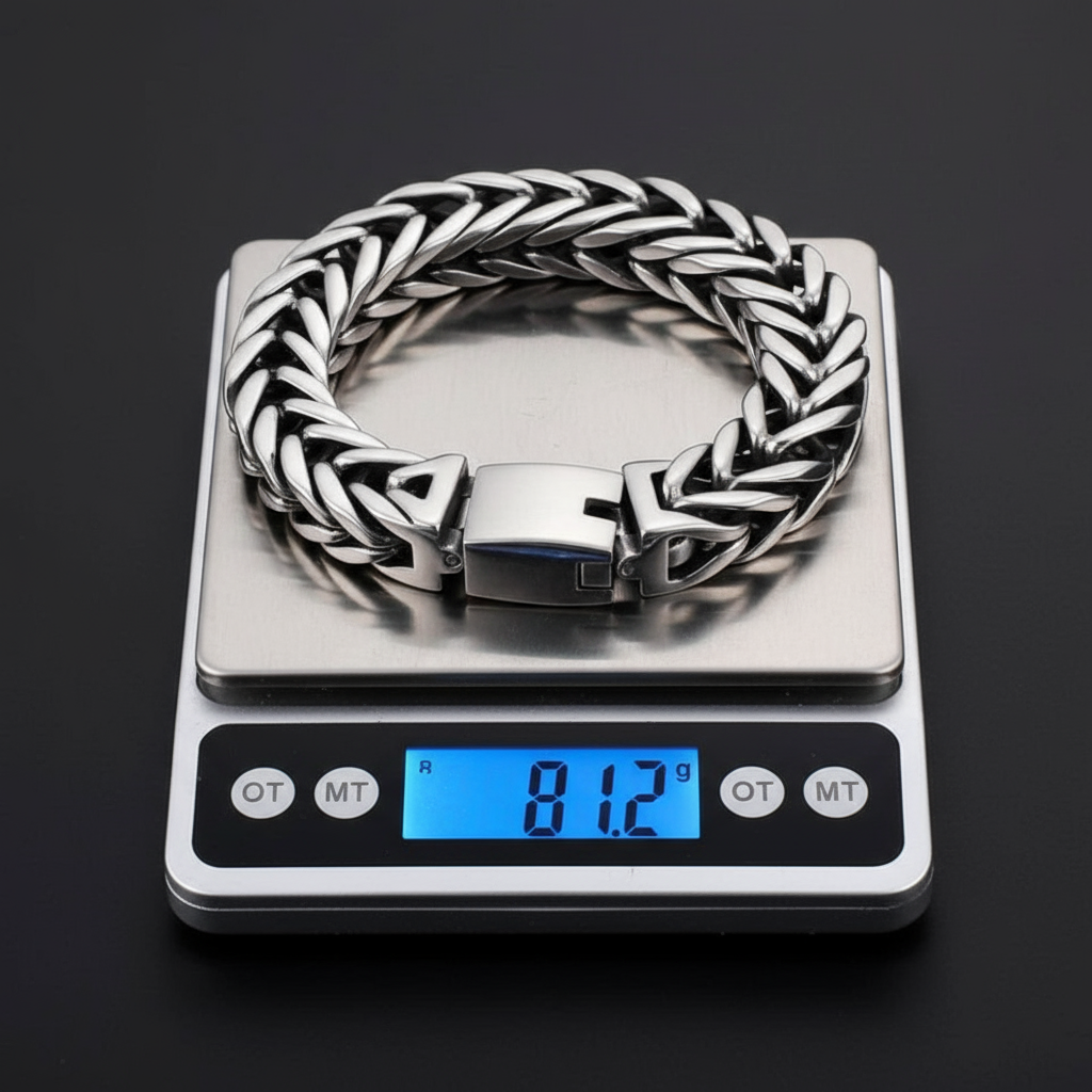 18mm wide Unique Retro Masculina High Polished V link Bracelet for Men | 925 Sterling Silver Bracelet | With Certificate of Authenticity and 925 Hallmark - caratsutra