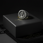RARE PRINCE by CARAT SUTRA | Exclusive Oxidised Signet Style Sailor's Anchor Ring, Sterling Silver 925 Ring | Jewellery for Men| With Certificate of Authenticity and 925 Hallmark