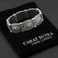 18mm wide, Unique Designed Byzantine Style Bracelet for Men | Pure 925 Sterling Silver Oxidized Bracelet | Men's Jewelry | With Certificate of Authenticity and 925 Hallmark - caratsutra