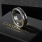 RARE PRINCE by CARAT SUTRA | Exclusive Pave Band Ring for Men, Sterling Silver 925 Ring | Jewellery for Men| With Certificate of Authenticity and 925 Hallmark - caratsutra