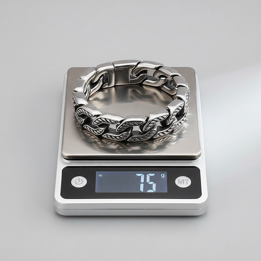 RARE PRINCE by CARAT SUTRA | Unique Retro Silver Oxidized Bracelet for Men | 925 Sterling Silver Bracelet | Men's Jewelry | With Certificate of Authenticity and 925 Hallmark