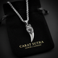 RARE PRINCE by CARAT SUTRA | Unique Designed Wolf Nail Pendant for Men | 925 Sterling Silver Oxidized Pendant | Men's Jewelry | With Certificate of Authenticity and 925 Hallmark