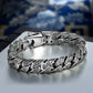 Unique 14mm wide Retro Silver Oxidized Bracelet for Men | 925 Sterling Silver Bracelet | Men's Jewelry | With Certificate of Authenticity and 925 Hallmark