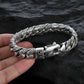 Unique 14mm wide Retro Silver Oxidized Bracelet for Men | 925 Sterling Silver Bracelet | Men's Jewelry | With Certificate of Authenticity and 925 Hallmark