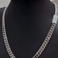 Solid 12mm Miami Cuban Link Chain with Iced Lock |  White Rhodium Plated on 925 Sterling Silver Chain with AAA+ Quality Swarovski Diamonds | With Certificate of Authenticity and 925 Hallmark