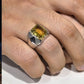 Signet Ring studded with 10ct Natural Citrine Stone | 925 Sterling Silver with Hallmark