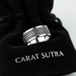 RARE PRINCE by CARAT SUTRA | Classic Oxidized Silver Band | 925 Sterling Silver Ring | Men's Jewelry | With Certificate of Authenticity and 925 Hallmark
