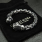 RARE PRINCE by CARAT SUTRA | Unique 925 Silver Oxidized Fists Cuff | Bracelet for Men | 925 Sterling Silver Cuff | Men's Jewelry | With Certificate of Authenticity and 925 Hallmark