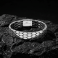 3 Row, 18mm, Snake Scale Bracelet | 925 Sterling Silver with Hallmark - caratsutra