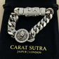 Unique 13mm Solid Cuban High Polished Lion Bracelet with Iced custom Letter Lock for Men | 925 Sterling Silver Bracelet | Men's Jewelry | With Certificate of Authenticity and 925 Hallmark - caratsutra