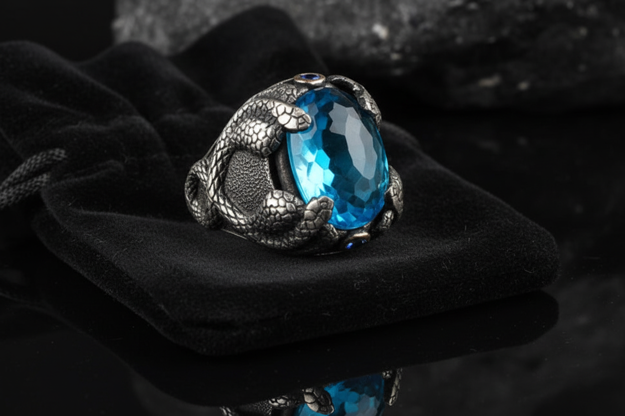 Combo for 16mm Solid Cuban Chain, Bracelet With Stones on Lock and Lion Pendant in 999 Silver white finish - caratsutra