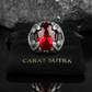 RARE PRINCE by CARAT SUTRA | Unique Designed Snake Ring with Red Zircon | 925 Sterling Silver Oxidized Ring | Men's Jewelry | With Certificate of Authenticity and 925 Hallmark
