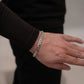 RARE PRINCE by CARAT SUTRA | Solid 8mm Miami Cuban Link Bracelet with Plain Lock (Rhodium Plated) | 925 Sterling Silver Chain | With Certificate of Authenticity and 925 Hallmark