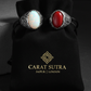 RARE PRINCE by CARAT SUTRA | Unique Designed Turkish Style Ring with Natural Moonstone | 925 Sterling Silver Oxidized Ring | With Certificate of Authenticity and 925 Hallmark