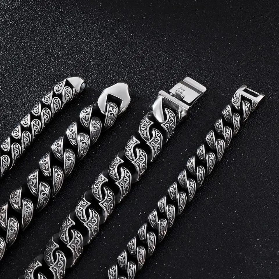 RARE PRINCE by CARAT SUTRA | Unique Artistry Myth Bracelet for Men | 925 Sterling Silver Bracelet | Men's Jewelry | With Certificate of Authenticity and 925 Hallmark