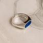 RARE PRINCE by CARAT SUTRA | Elegant Signet Ring with Natural Lapis Lazuli | 925 Sterling Silver Ring | Men's Jewelry | With Certificate of Authenticity and 925 Hallmark