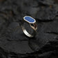 RARE PRINCE by CARAT SUTRA | Elegant Signet Ring with Natural Lapis Lazuli | 925 Sterling Silver Ring | Men's Jewelry | With Certificate of Authenticity and 925 Hallmark