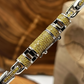 Natural Citrine Stone Studded in Unique Link Chain | 925 Sterling Silver Chain with Rhodium Plating | With Certificate of Authenticity and 925 Hallmark