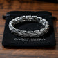 RARE PRINCE by CARAT SUTRA | Unique Dark Serpent Bracelet | 925 Sterling Silver Oxidized Bracelet | Men's Jewelry | With Certificate of Authenticity and 925 Hallmark