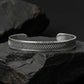 RARE PRINCE by CARAT SUTRA | Unique Style Oxidized Sterling Silver Bangle/kadaa/Handcuff for Men & Boys | 925 Sterling Silver Bracelet | Men's Jewelry | With Certificate of Authenticity and 925 Hallmark