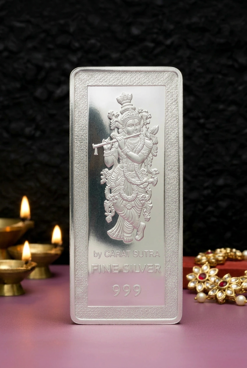 999 Purity 50g Denomination Silver Bar CSPL999P50G, with Assayer Code