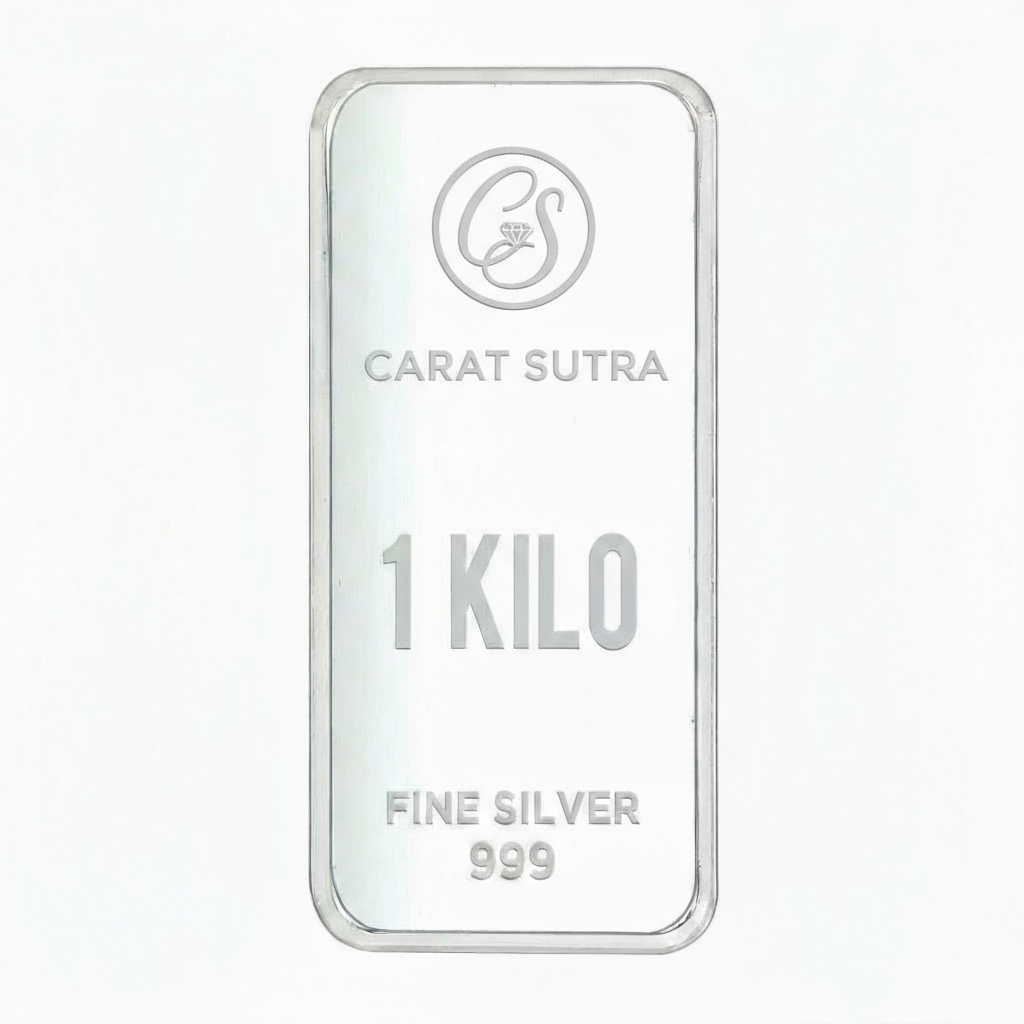 999 Purity 1 Kg Denomination Silver Bar CSPL999P1000G, with Assayer Code