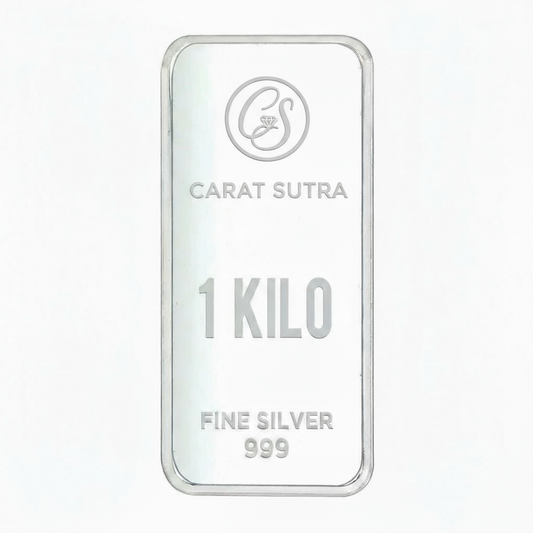 999 Purity 1 Kg Denomination Silver Bar CSPL999P1000G, with Assayer Code