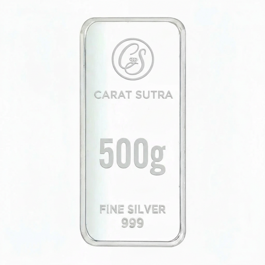 999 Purity 500g Denomination Silver Bar CSPL999P500G, with Assayer Code