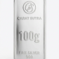 999 Purity 100g Denomination Silver Bar CSPL999P100G, with Assayer Code