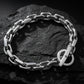 14mm Wide T-Bar Toggle chain Bracelet | 925 Sterling Silver Bracelet | Men's Jewelry | With Certificate of Authenticity and 925 Hallmark - caratsutra
