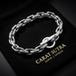 12mm Wide T-Bar Toggle chain Bracelet | 925 Sterling Silver Bracelet | Men's Jewelry | With Certificate of Authenticity and 925 Hallmark - caratsutra