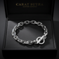 12mm Wide T-Bar Toggle chain Bracelet | 925 Sterling Silver Bracelet | Men's Jewelry | With Certificate of Authenticity and 925 Hallmark - caratsutra