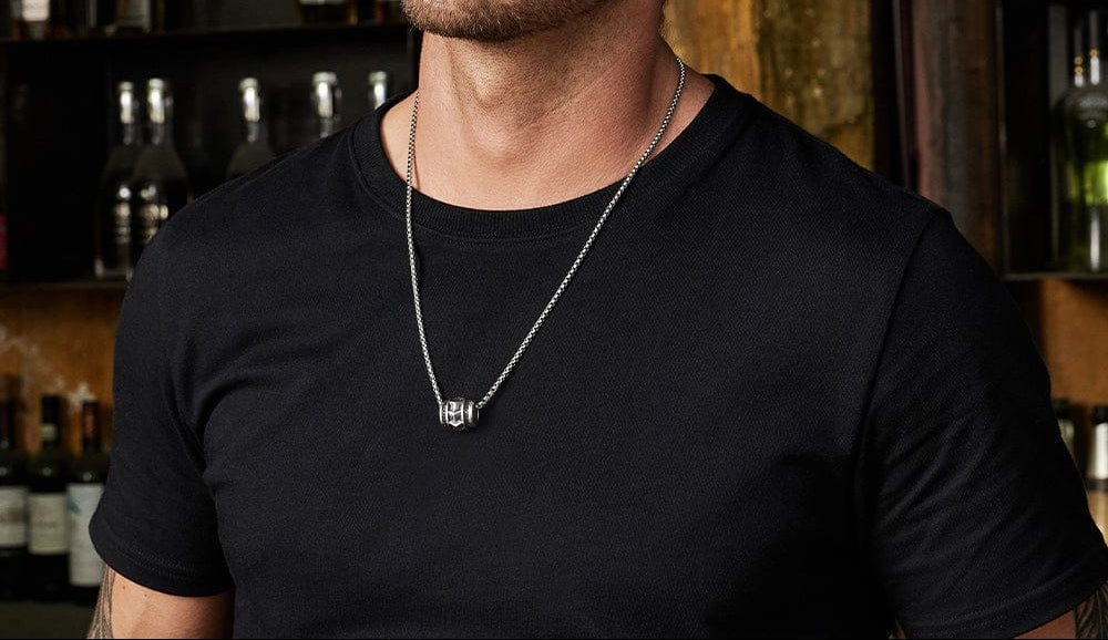Unique Designed Armour Pendant for Men | 925 Sterling Silver Oxidized Pendant | With Certificate of Authenticity and 925 Hallmark - caratsutra