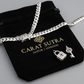 12mm Wide Solid Miami Cuban Link Chain with Ruby stone Lock  | 925 Sterling Silver Chain | Men's Jewelry | With Certificate of Authenticity and 925 Hallmark - caratsutra