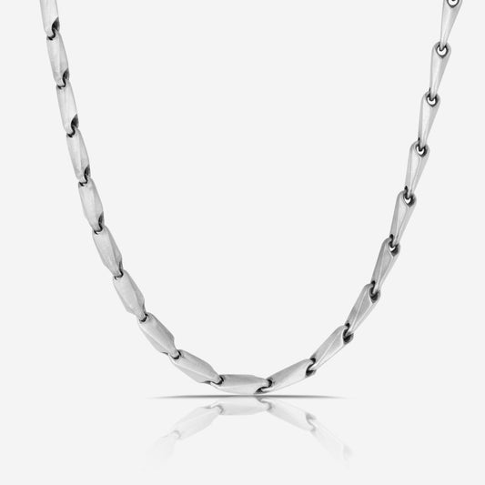 Minimalist Solid 4mm Infinity Chain | 925 Sterling Silver Chain | Men's Jewelry | With Certificate of Authenticity and 925 Hallmark - caratsutra