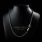 4mm Talisman Fist lock Ball Chain | 925 Sterling Silver Chain | With Certificate of Authenticity and 925 Hallmark (Copy) - caratsutra