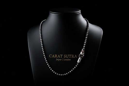 4mm Talisman Fist lock Ball Chain | 925 Sterling Silver Chain | With Certificate of Authenticity and 925 Hallmark (Copy) - caratsutra