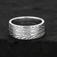 4mm wide Tyre Tread Band Ring, Brush Matt-Finish, Sterling Silver 925 Ring | Jewellery for Men| With Certificate of Authenticity and 925 Hallmark - caratsutra