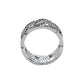 6mm wide Iced Out Cuban link Band Ring for Men, Sterling Silver 925 Ring | Jewellery for Men| With Certificate of Authenticity and 925 Hallmark - caratsutra