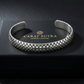 RARE PRINCE by CARAT SUTRA | Adjustable Modern Style Bangle/kadaa/Handcuff | 925 Sterling Silver Bracelet | With Certificate of Authenticity and 925 Hallmark - caratsutra