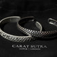 RARE PRINCE by CARAT SUTRA | Adjustable Modern Style Bangle/kadaa/Handcuff | 925 Sterling Silver Bracelet | With Certificate of Authenticity and 925 Hallmark - caratsutra